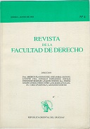 Tapa de la Revista de la Facultad de Derecho n.º 4