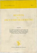 Tapa de la Revista de la Facultad de Derecho n.º 3