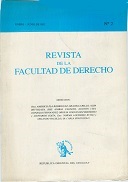 Tapa de la Revista de la Facultad de Derecho n.º 2
