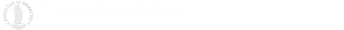 Revista de la Facultad de Derecho de la Universidad de la República, Uruguay.