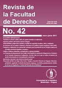 Tapa de la Revista de la Facultad de Derecho, número 42