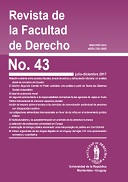 Tapa de la Revista de la Facultad de Derecho n.º43